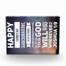 ハッピーファーザーズの日 – ヨシュア1:9 フォトブロック