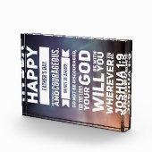 ハッピーファーザーズの日 – ヨシュア1:9 フォトブロック (右)