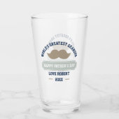 ハッピーファーザーズの日 – 世界最高のおじいちゃん タンブラーグラス (裏面)