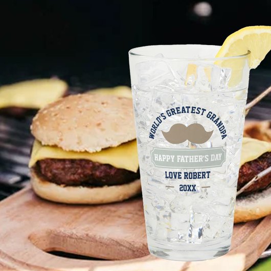ハッピーファーザーズの日 – 世界最高のおじいちゃん タンブラーグラス