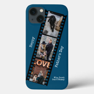 ハッピーファーザーズカスタムデイ写真フィルムストリップ iPhone 13ケース