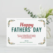 ハッピーファーザーズカスタムデイHOLIDAYカード シーズンカード (スタンド正面)