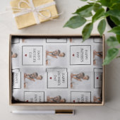 ハッピーファーザーズカスタムデー写真パターン 薄葉紙 (ギフト)