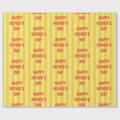 ハッピーファーザーズストライプデイ ラッピングペーパー (フラット)