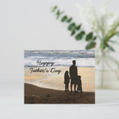 ハッピーファーザーズデイカードテンプレート ポストカード (スタンド正面)
