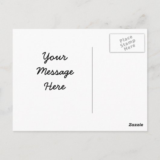 ハッピーファーザーズデイカードテンプレート ポストカード (裏面)