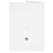 ハッピーファーザーズデイカードレッドローゼスフローラ (裏面)