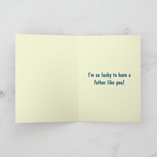 ハッピーファーザーズデイグリッター カード (内部)