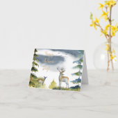 ハッピーファーザーズデイグリーン親愛フォレストウォーター色 カード (黄色い花)