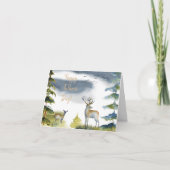 ハッピーファーザーズデイグリーン親愛フォレストウォーター色 カード (正面)