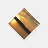 ハッピーファーザーズデイサンセットカクテルナプキンス スタンダードカクテルナプキン (角)