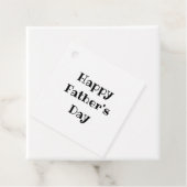 ハッピーファーザーズデイシンプル白黒 フェイバータグ (インサイチュ)