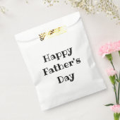 ハッピーファーザーズデイシンプル白黒 フェイバーバッグ (封をした状態)