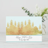 ハッピーファーザーズデイステップパパカード カード (スタンド正面)