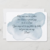 ハッピーファーザーズデイステップパパ カード (裏面)