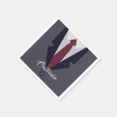 ハッピーファーザーズデイスーツ紙ナプキンス スタンダードカクテルナプキン (角)