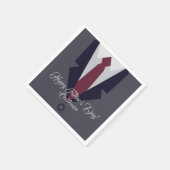 ハッピーファーザーズデイスーツ紙ナプキンス スタンダードカクテルナプキン (角)