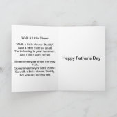 ハッピーファーザーズデイダックファミリーグループ カード (内部)