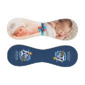 ハッピーファーザーズデイネイビーブルータイポグラフィ 野球ボール (パネル)