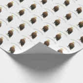 ハッピーファーザーズデイハゲワシ ラッピングペーパー (角)