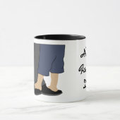 ハッピーファーザーズデイパパクラシックホワイトコーヒーマグ マグカップ (中央)