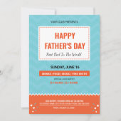 ハッピーファーザーズデイパーティの招待状 招待状 (正面)