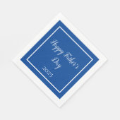 ハッピーファーザーズデイパーティー スタンダードランチョンナプキン (角)