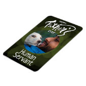 ハッピーファーザーズデイヒューマンカスタムグリーン マグネット (左側)