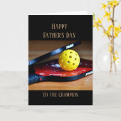 ハッピーファーザーズデイピックボールスポーツチャンピオン カード (黄色い花)