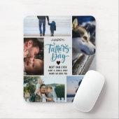 ハッピーファーザーズデイフォトコラージュ名前をカスタムするダディ マウスパッド (マウス)