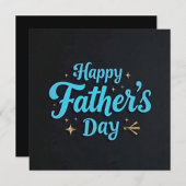 ハッピーファーザーズデイフラットホリデーカード シーズンカード