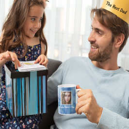 ハッピーファーザーズデイブルーアゲートゲード コーヒーマグカップ