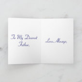 ハッピーファーザーズデイブルーバラII カード (内部)