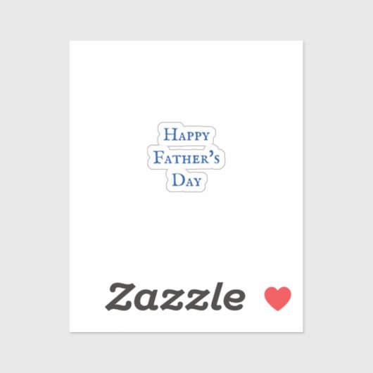 ハッピーファーザーズデイブルーホワイトクラスクール2024 シール (シート)