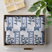 ハッピーファーザーズデイホリデーパーティティッシュ 薄葉紙 (ギフト)