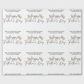 ハッピーファーザーズデイラッピング紙 ラッピングペーパー (フラット)