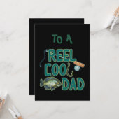 ハッピーファーザーズデイリールクールパパ魚釣り カード (正面/裏面インサイチュ)