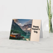 ハッピーファーザーズデイレイクシーンカード カード (正面)