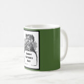 ハッピーファーザーズデイヴィンテージレトロスケッチ コーヒーマグカップ (正面右)