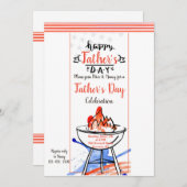 ハッピーファーザーズデイ招待状 招待状 (正面/裏面)