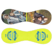 ハッピーファーザーズデイ最高のパパ |写真パーソナライズされた ソフトボール (パネル)