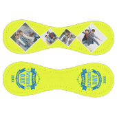 ハッピーファーザーズデイ最高のパパ |写真パーソナライズされた ソフトボール (パネル)