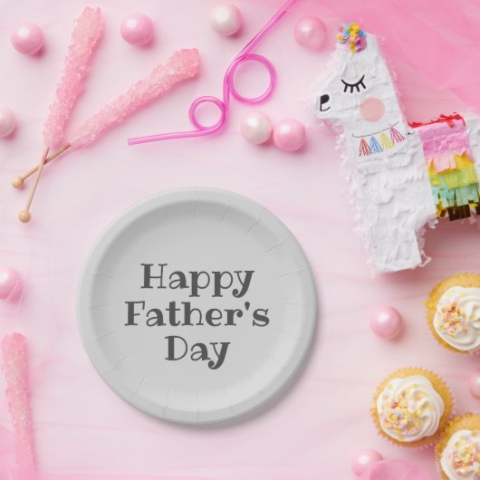 ハッピーファーザーズデイ紙プレート ペーパープレート (パーティー)