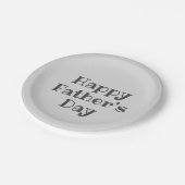 ハッピーファーザーズデイ紙プレート ペーパープレート (アングル)