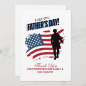 ハッピーファーザーズデイ軍隊カード シーズンカード (正面/裏面)