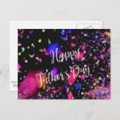 ハッピーファーザーズデイ – コンサート紙吹雪 ポストカード (正面/裏面)