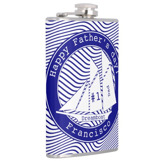 ハッピーファーザーズデイ・スクーナー船で海軍の波に フラスク (右)