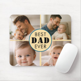 ハッピーファーザーズデーフォト カスタムDad Ever マウスパッド