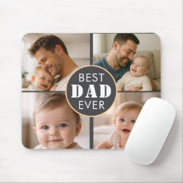 ハッピーファーザーズデーフォト カスタムDad Ever マウスパッド