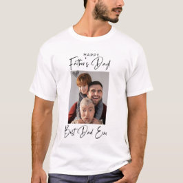ハッピーファーザーズデー フォトTシャツ Tシャツ